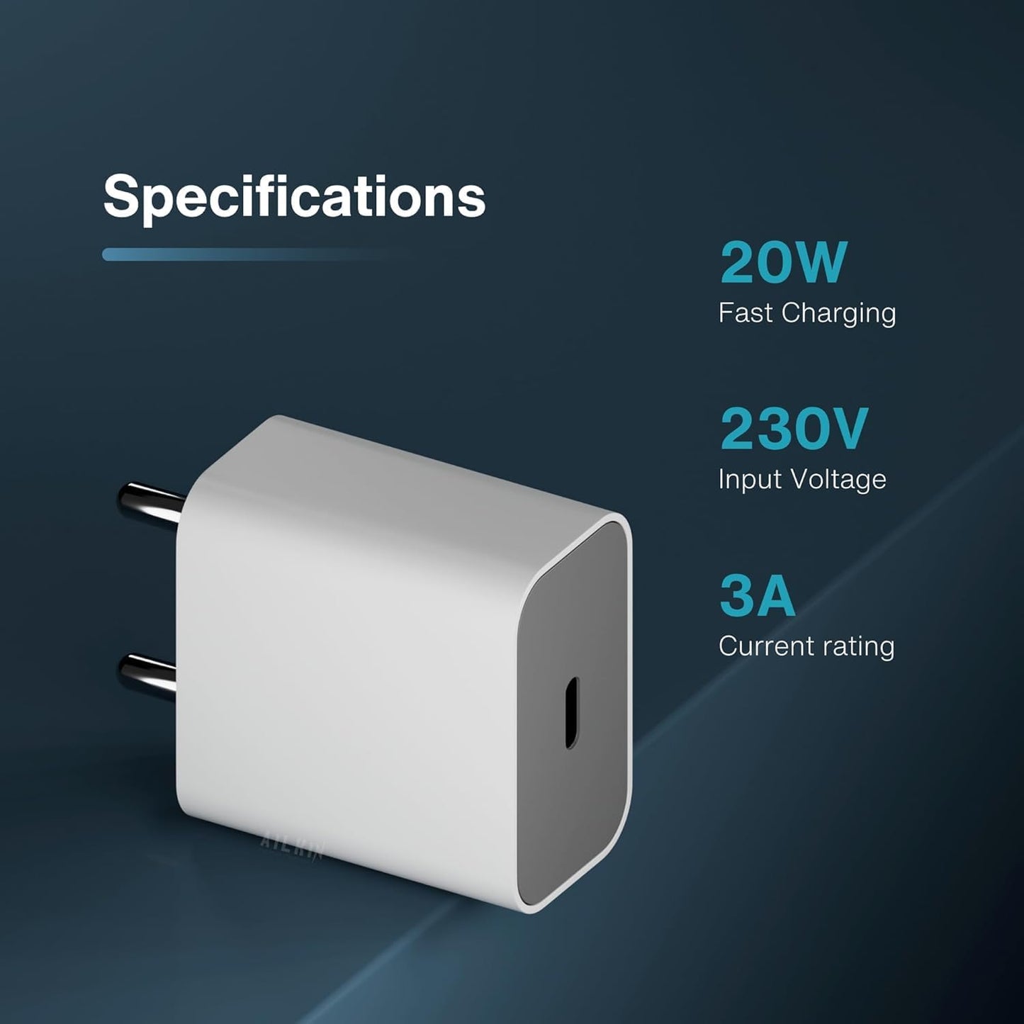 20W Original (MFi-Certified with 2 Years Extended Warranty) Fast Charger&Cable Compatible with iPhone